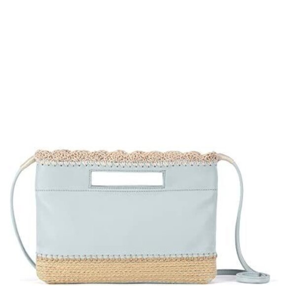 Handbag Crossbody Converts to Clutch The Sak Linden Chambray Coastal Chic NWT - Picture 1 of 10